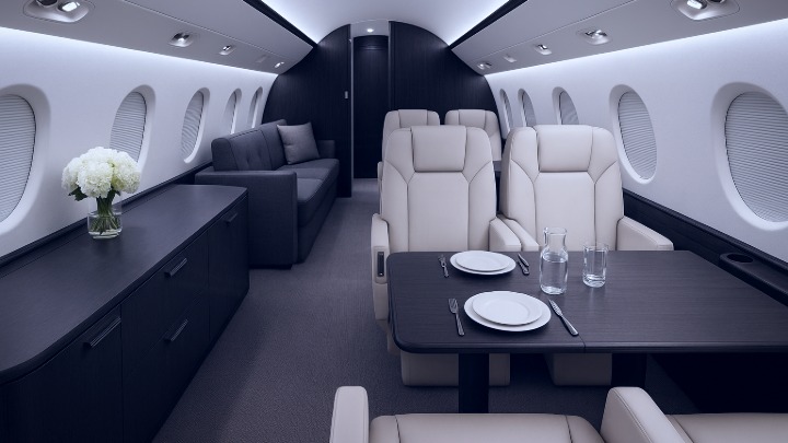 Gulfstream IV Jet Interior